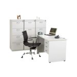 "Meja Kantor Aditech SS 6012 + 3 Laci gantung"