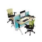 Partisi kantor Donati WS 2 Seat hadap
