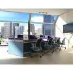 Partisi Kantor Modera 3 WS 8 Staff