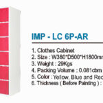 Locker Cabinet Importa IMP-LC 6P-AR