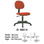 Kursi Kantor Indachi Type d 980 h