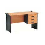 Meja Kantor Indachi DD 120 (120cm) + 3 laci gantung