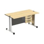 Meja Kantor Modera SOD 6012 (120cm) + 3 Laci gantung