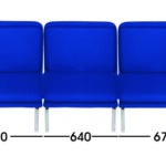 Sofa Kantor Donati  Matten 3 Seater