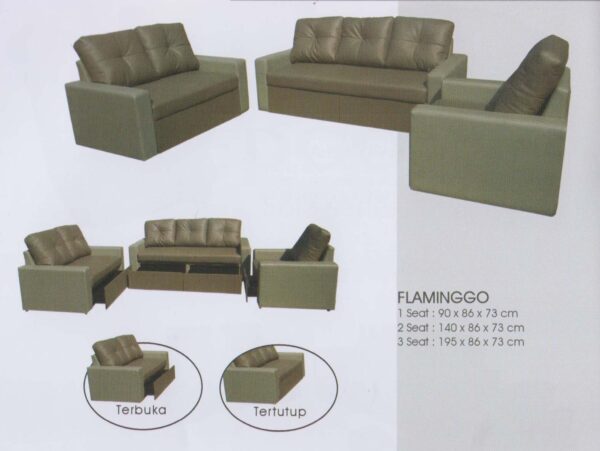 Sofa Kantor Babyku FLAMINGGO