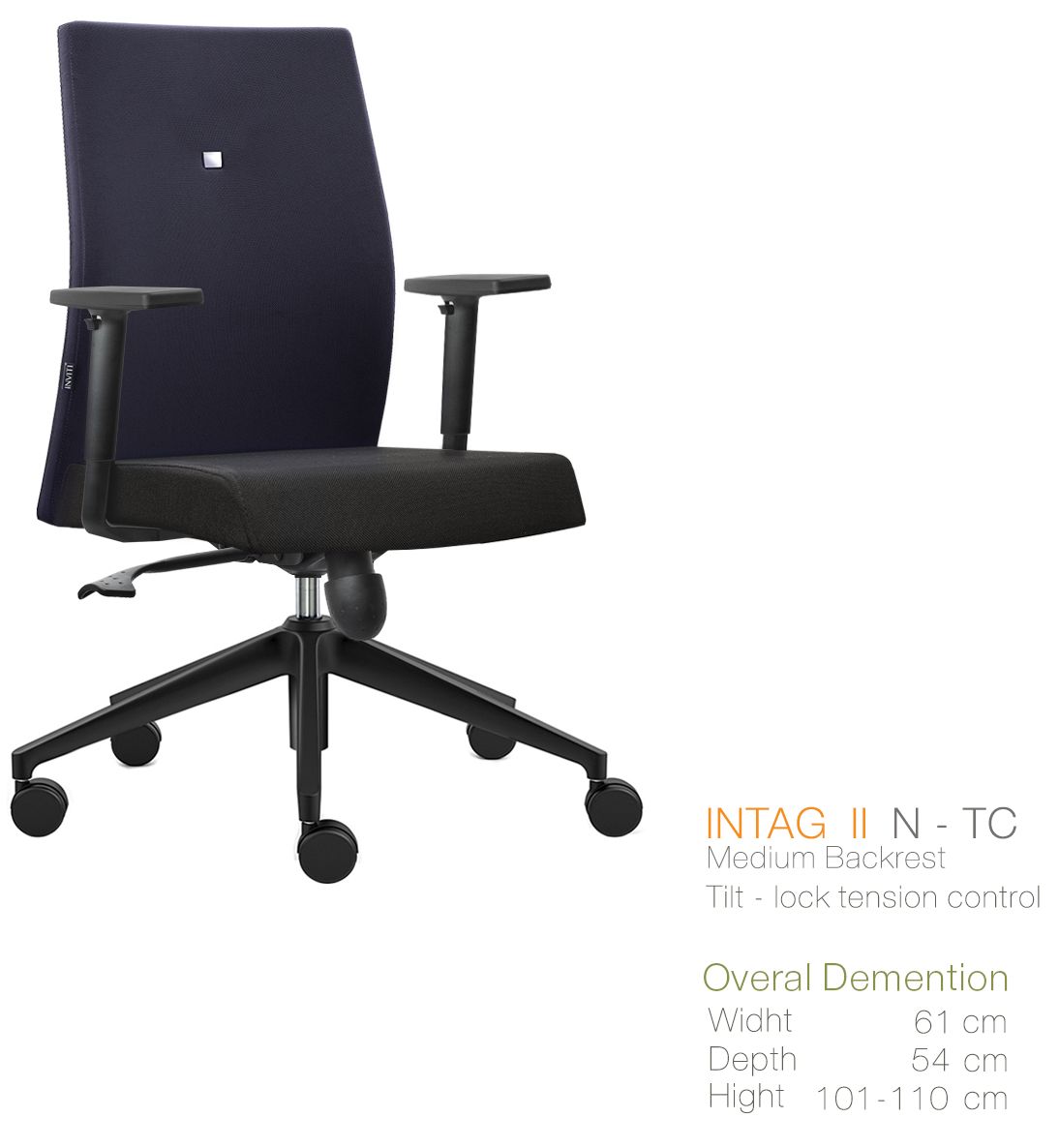 Kursi Kantor Inviti INTAG II N - TC