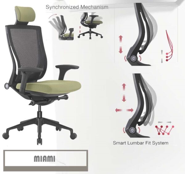 Kursi Kantor Direktur CARRERA MIAMI