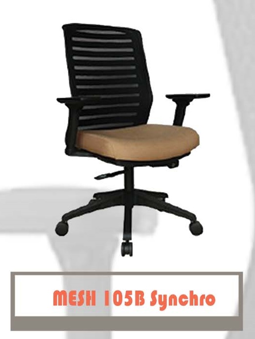 Kursi Kantor Staff CARRERA MESH 105B SYNCHRO