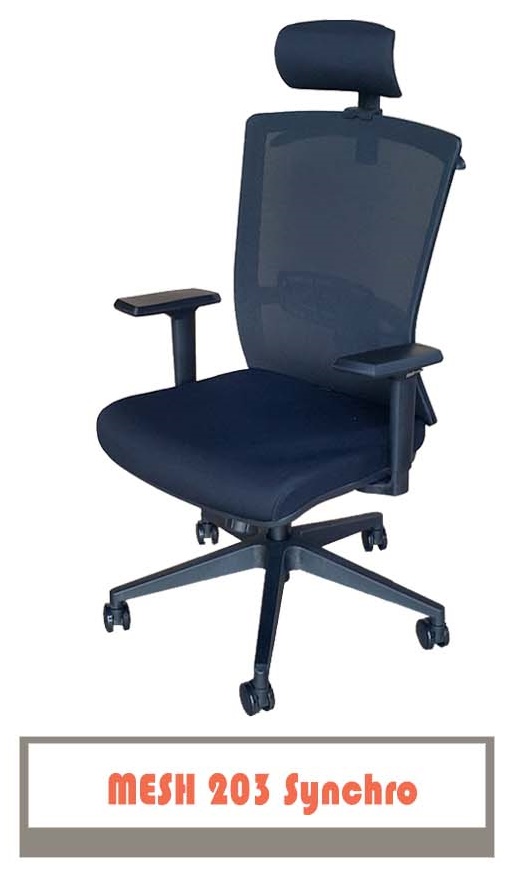 Kursi Kantor Staff CARRERA MESH 203 SYNCHRO