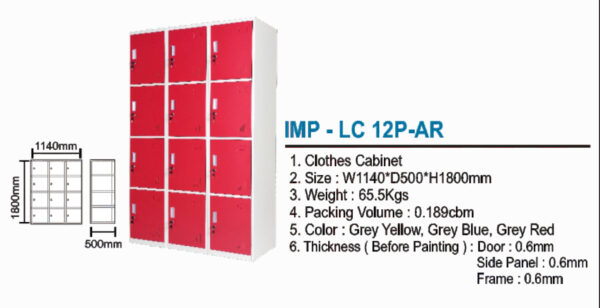 locker-importa-imp-lc 12P-AR