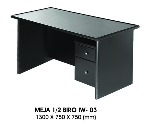 Meja Kantor Ichiko Setengah Biro IW 03