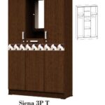 Lemari Pakaian Osiki Siena 3P T
