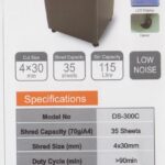Mesin Penghancur Kertas Ishred DS-300S