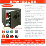 Brankas Sentry SFW 123 CSB