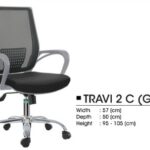 Kursi Kantor Decco TRAVI 2 C GREY