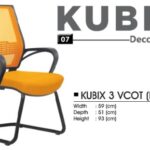 Kursi Kantor Decco KUBIX 1 VCOT BLACK