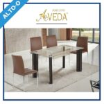 Meja Makan Aveda Alto O Brown