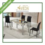 Meja Makan Aveda Axel Living Stone Light Brown