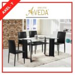 Meja Makan Aveda Axel T Black
