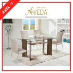 Meja Makan Aveda Axel T Light Brown