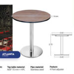 Meja Cafe Dan Bar Atlanta Multimo