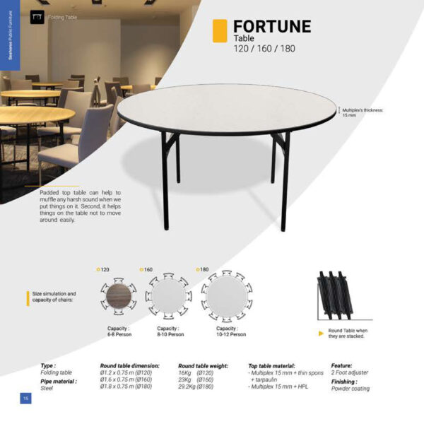 Meja Lipat Multimo Fortune