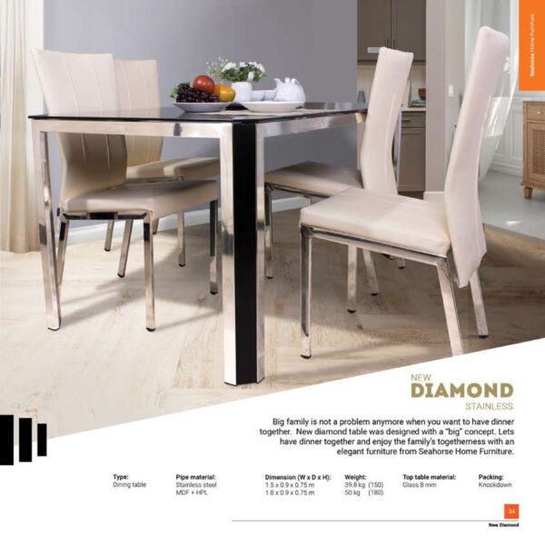 Meja Makan Diamond Multimo