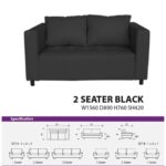Sofa Kantor Picaso 2 Seat