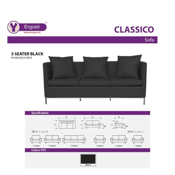 Sofa Ergosit Clasico