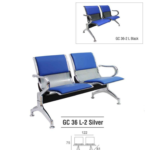 Kursi Tunggu Gresco GC36L-2 SILVER
