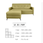 Sofa Kantor Gresco LS-25 + PUFF
