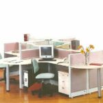 Partisi Kantor Uno Exclusive 4 Staff Configuration