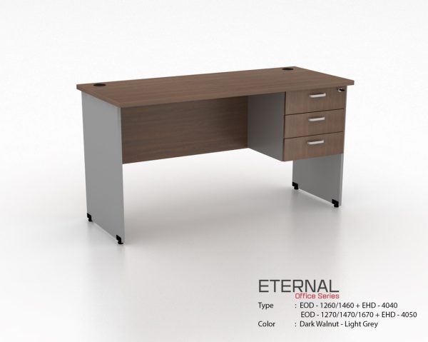 Meja Kantor Jakarta WINITY Eternal EOD EHD Drak Walmut